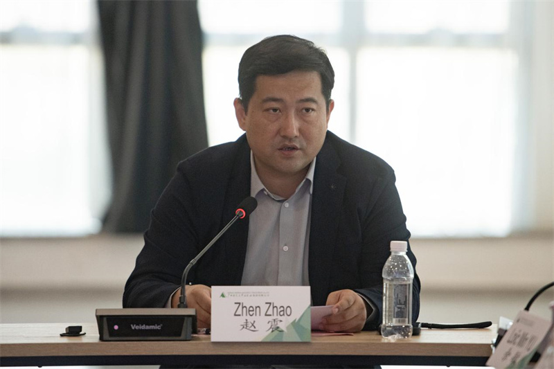 中国国际图书贸易集团有限公司进出口事业部副总经理赵震致辞.jpg